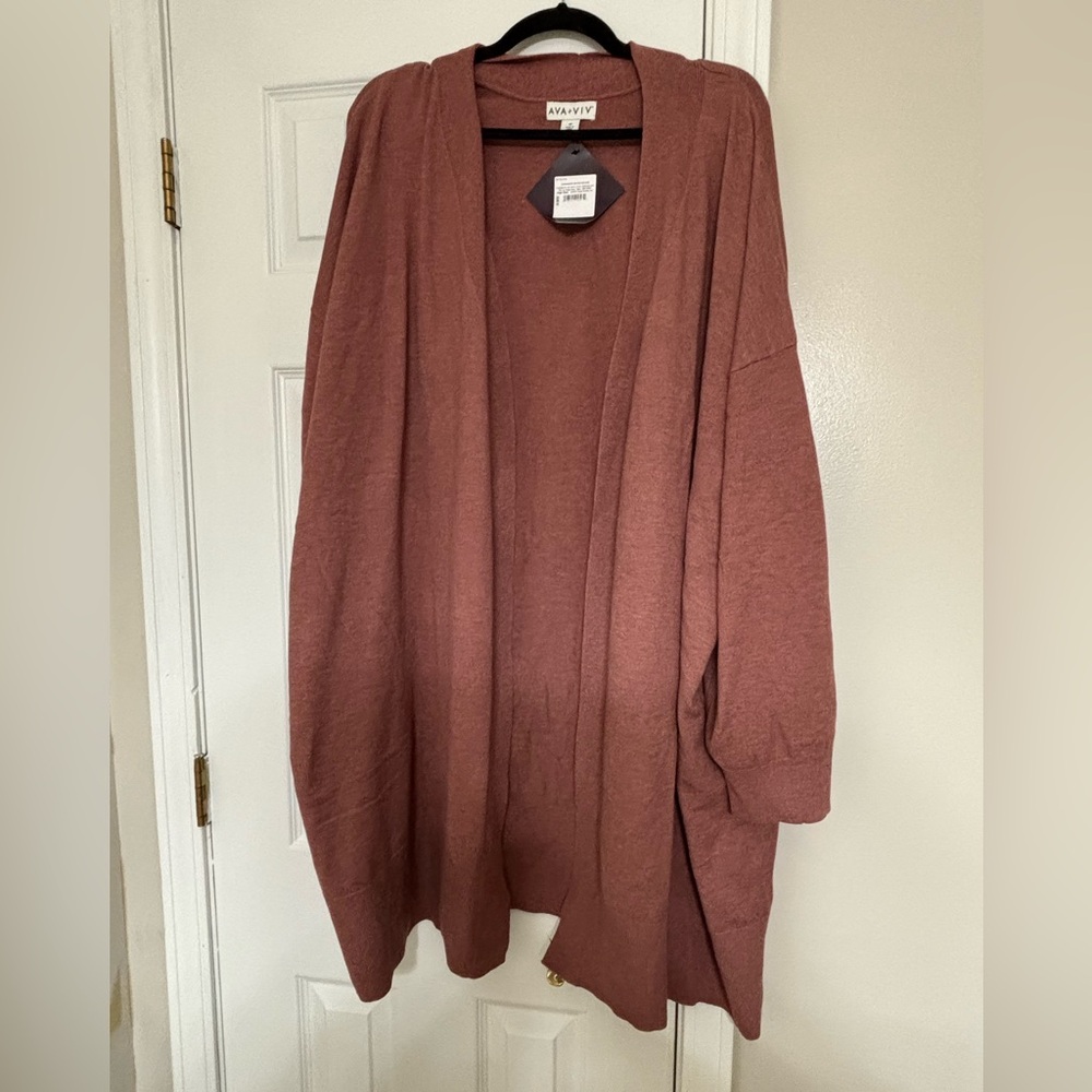 4x Rust Ava & Liv Layering Cardigan NWT